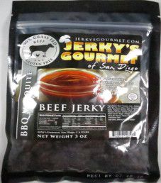 Jerky's Gourmet of San Diego - BBQ Mesquite 100% grass-fed Beef Jerky