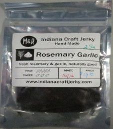 Indiana Craft Jerky - Rosemary Garlic Beef Jerky