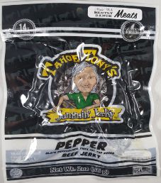 Tahoe Tony's Jammin' Jerky - Pepper 100% Grass-fed Beef Jerky