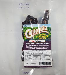 California Wine Country Jerky - Hot Cabernet Beef Jerky