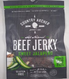 Country Archer - Sweet Jalapeno 100% Grass-Fed Beef Jerky