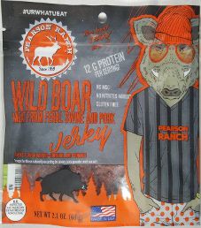 Pearson Ranch Jerky - Hickory Wild Boar Pork Jerky