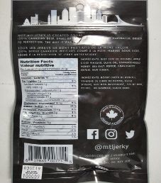 MTL Jerky - Original Beef Jerky (Receipe #2)