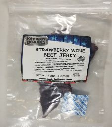 The Patriot Brands Jerky - Strawberry Wine Beef Jerky