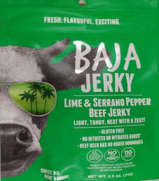 Baja Jerky - Lime Serrano Pepper Beef Jerky