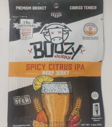 Boozy Jerky - Spicy Citrus IPA Beef Jerky