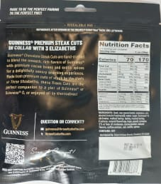 3 Elizabeth's Guinness Steak Cuts - Chocolate Guinness Steak Cuts 3 Elizabeth's Guinness Steak Cuts - Chocolate Guinness Steak Cuts