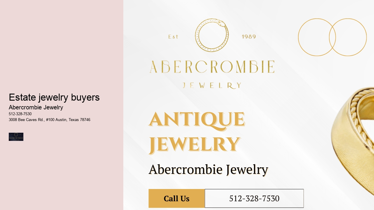 Estate jewelry buyers