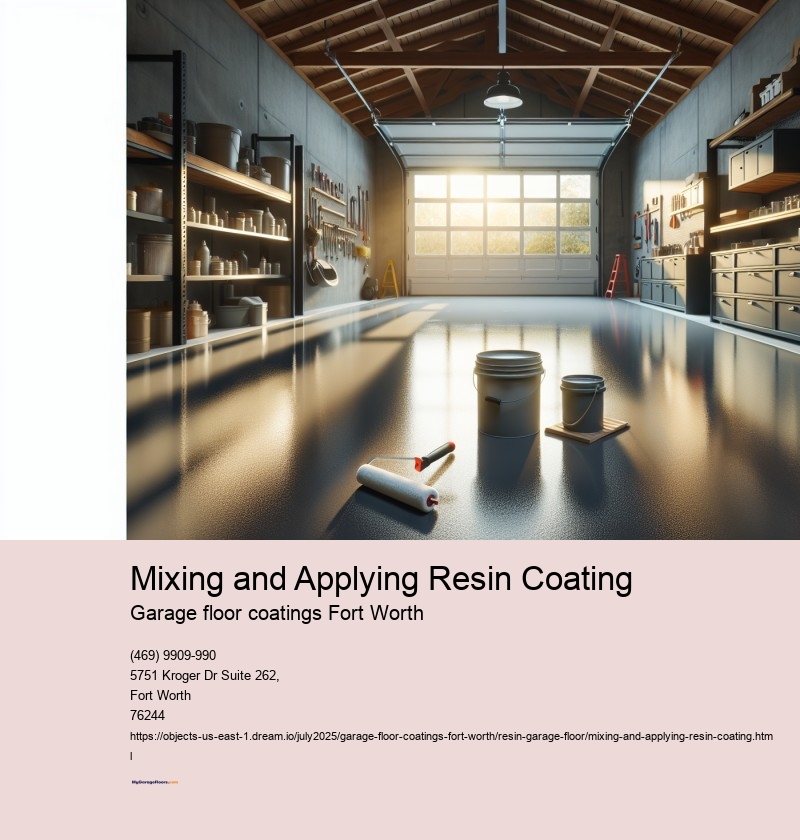 Mixing and Applying Resin Coating