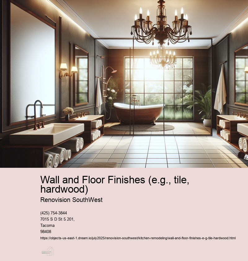 Wall and Floor Finishes (e.g., tile, hardwood)