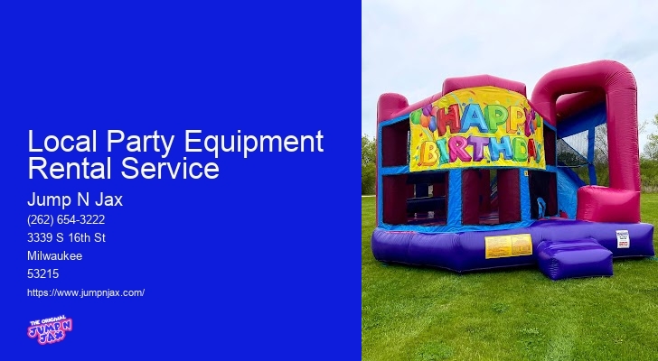 Party Equipment Rental