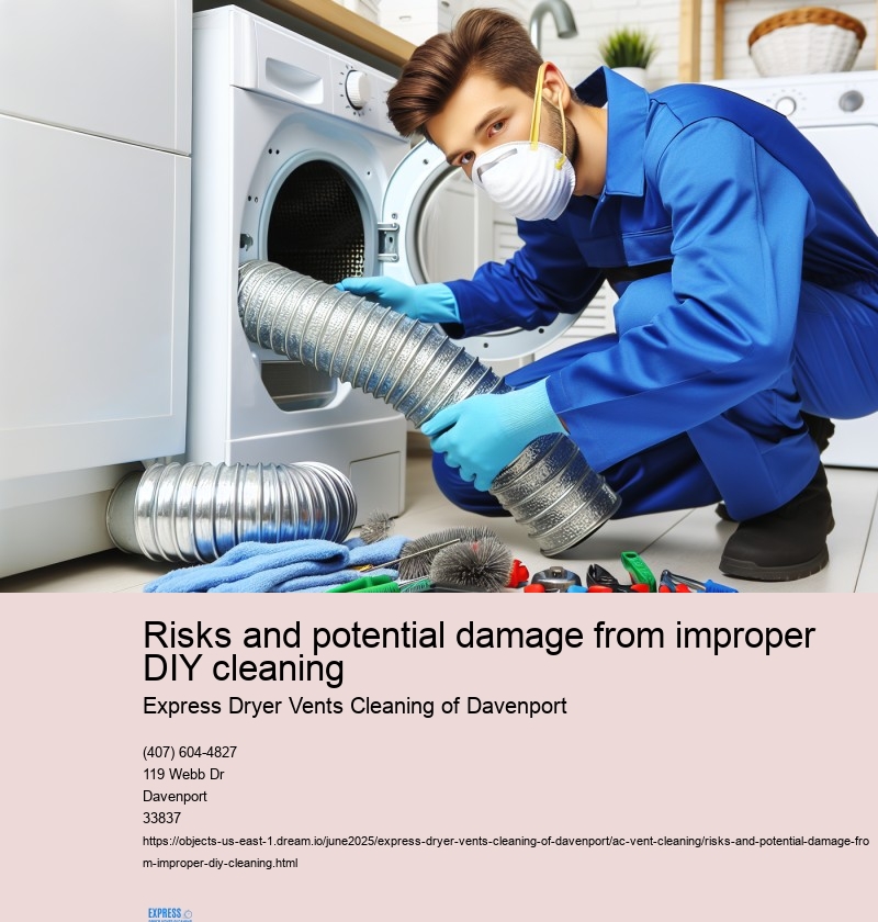 Risks and potential damage from improper DIY cleaning