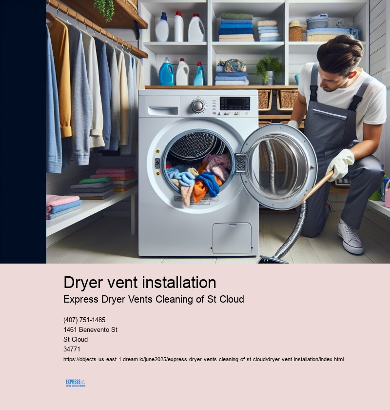 Dryer vent installation