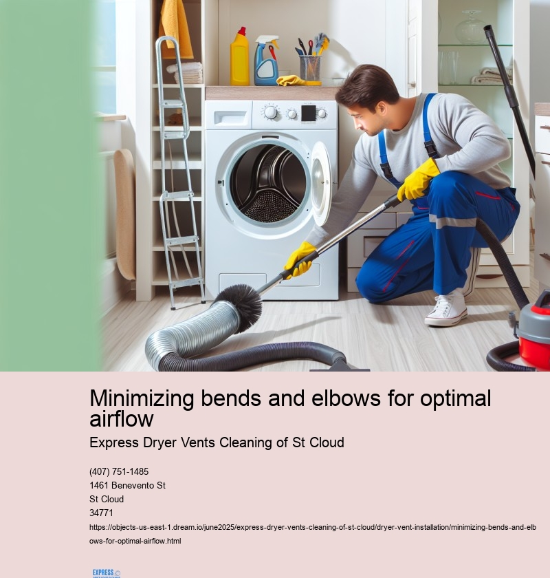 Minimizing bends and elbows for optimal airflow