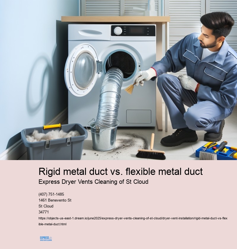 Rigid metal duct vs. flexible metal duct