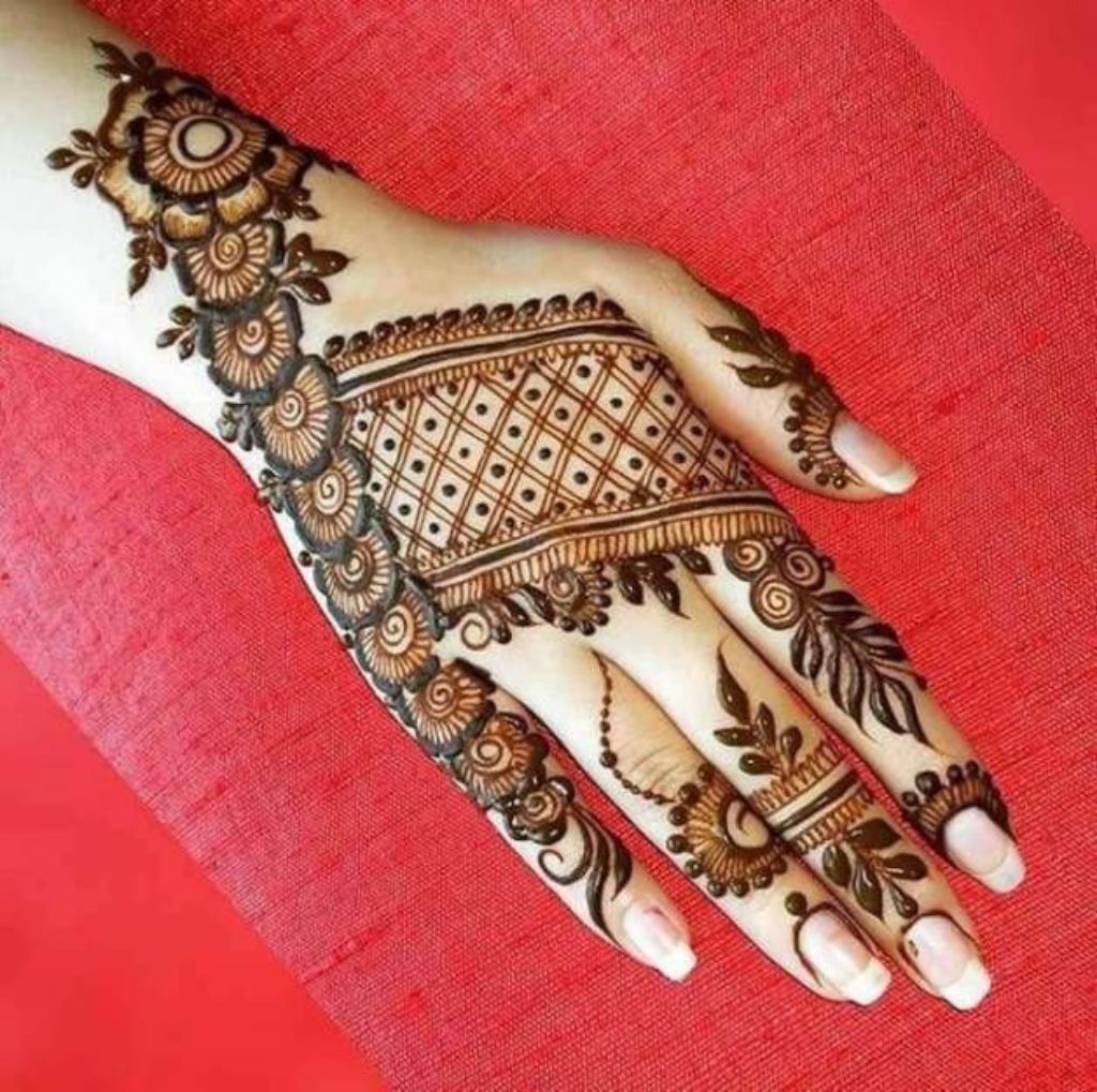 Beautiful Henna Mehndi Designs For Back Hands - Fashion Beauty Mehndi  Jewellery Blouse Design