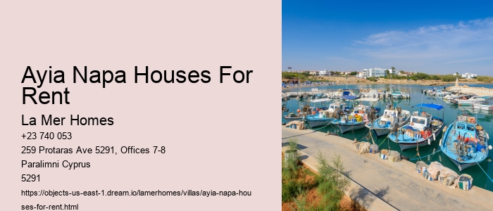Ayia Napa Houses For Rent