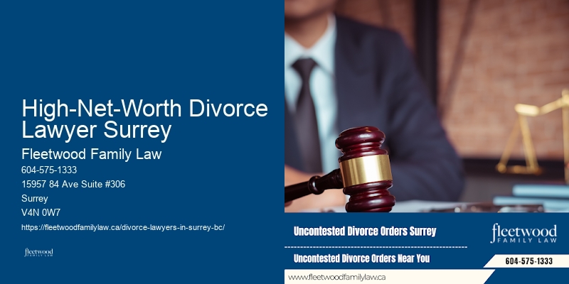 High-Net-Worth Divorce Lawyer Surrey