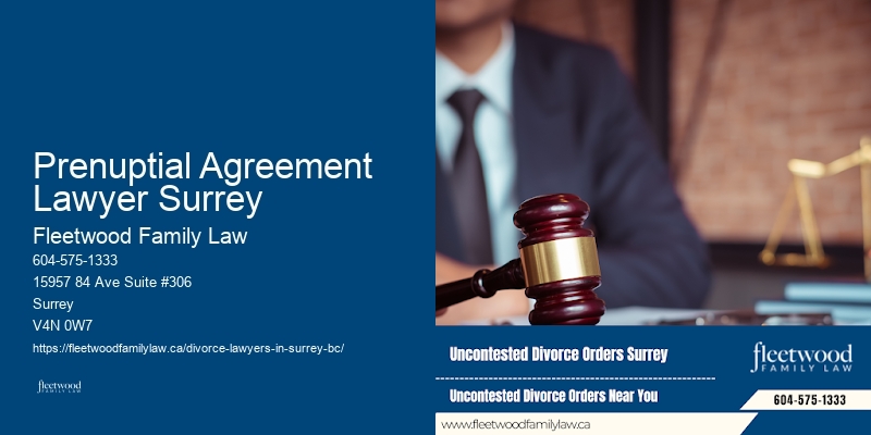 Prenuptial Agreement Lawyer Surrey