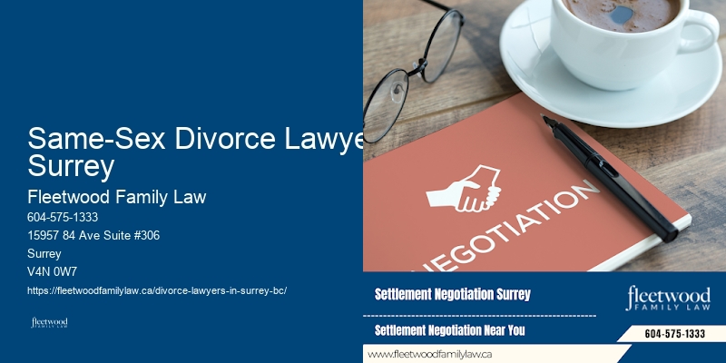 Same-Sex Divorce Lawyer Surrey