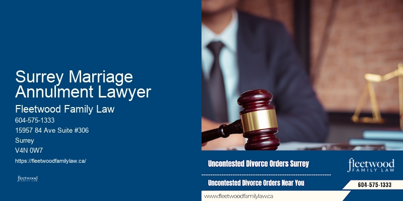 Surrey Marriage Annulment Lawyer