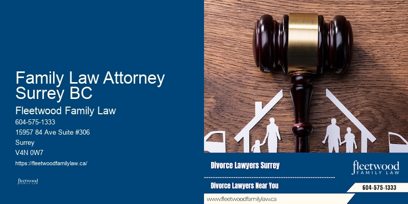 Family Law Attorney Surrey BC
