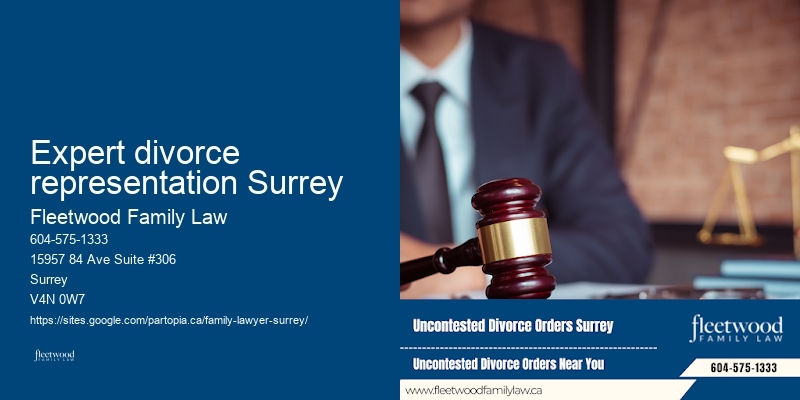 Expert divorce representation Surrey