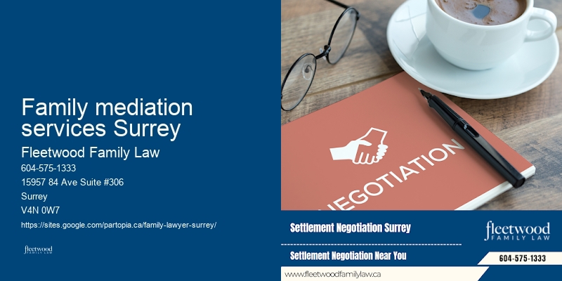Family mediation services Surrey