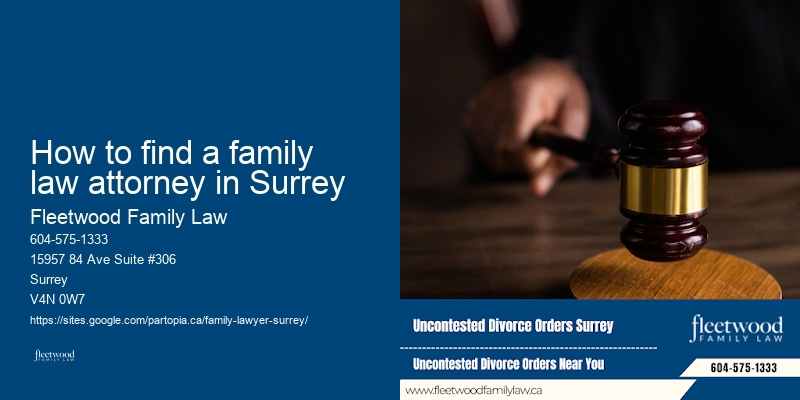 How to find a family law attorney in Surrey