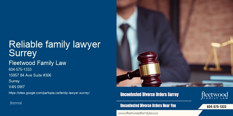 Reliable family lawyer Surrey