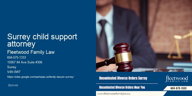 Surrey child support attorney