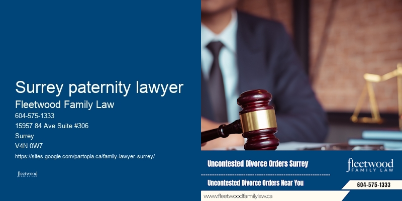 Surrey paternity lawyer