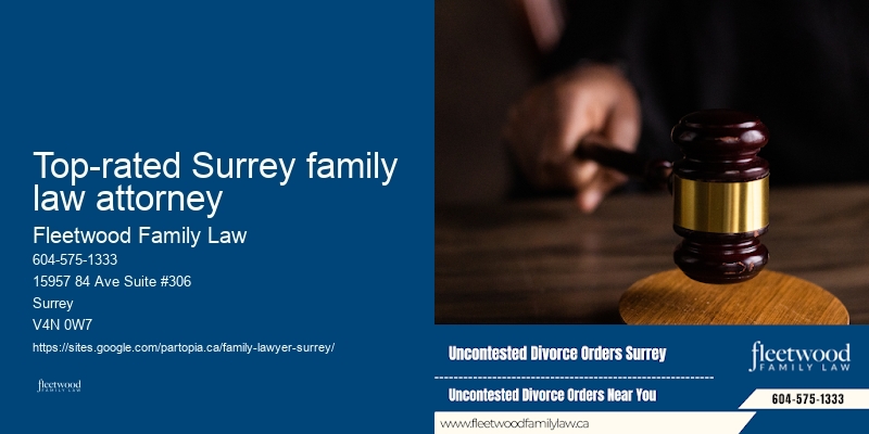 Top-rated Surrey family law attorney