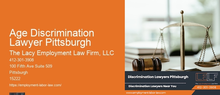 Age Discrimination Lawyer Pittsburgh