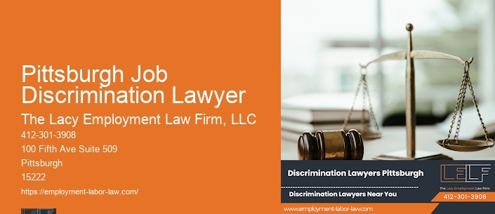 Pittsburgh Job Discrimination Lawyer