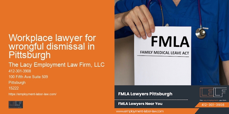 Workplace lawyer for wrongful dismissal in Pittsburgh
