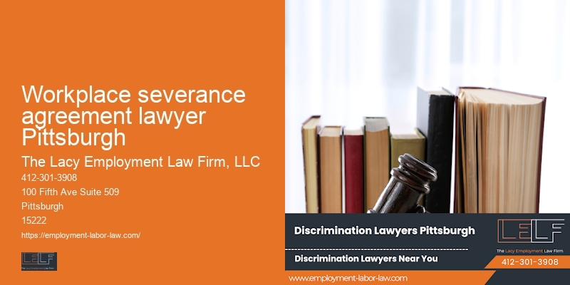 Workplace severance agreement lawyer Pittsburgh
