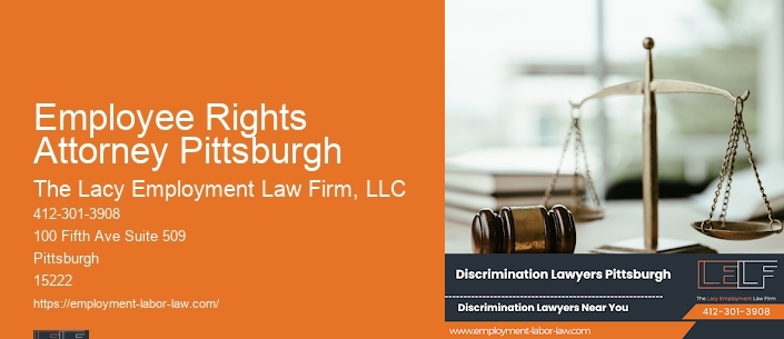 Employee Rights Attorney Pittsburgh