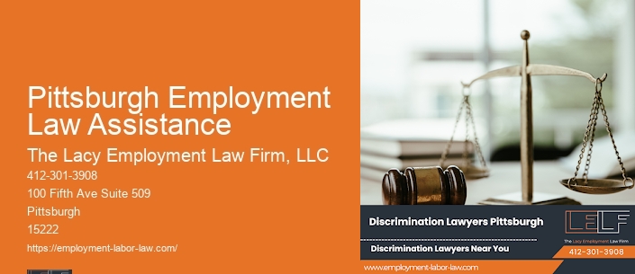 Pittsburgh Employment Law Assistance