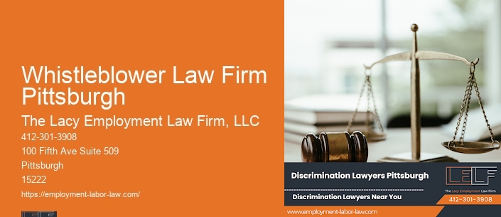 Whistleblower Law Firm Pittsburgh