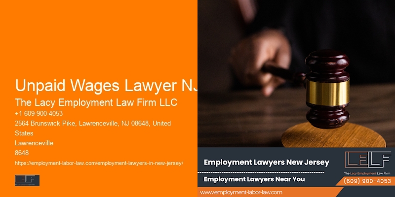 Unpaid Wages Lawyer NJ