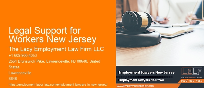Legal Support for Workers New Jersey