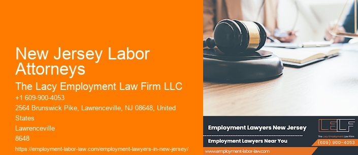 New Jersey Labor Attorneys