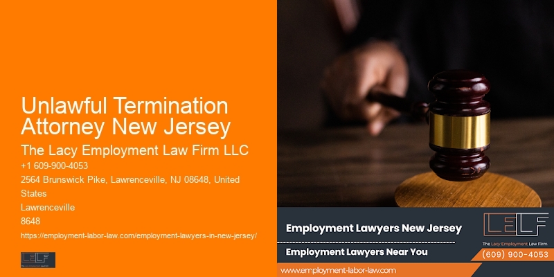 Unlawful Termination Attorney New Jersey