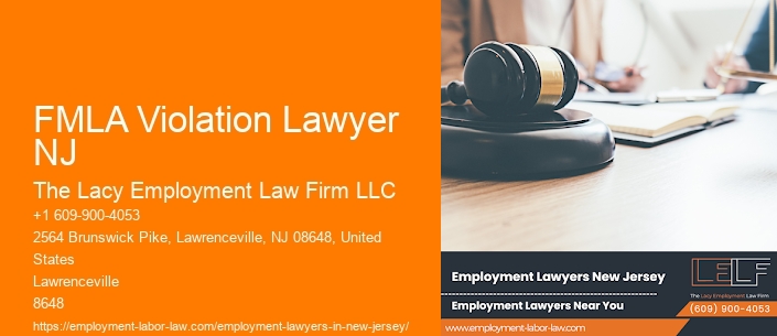 FMLA Violation Lawyer NJ