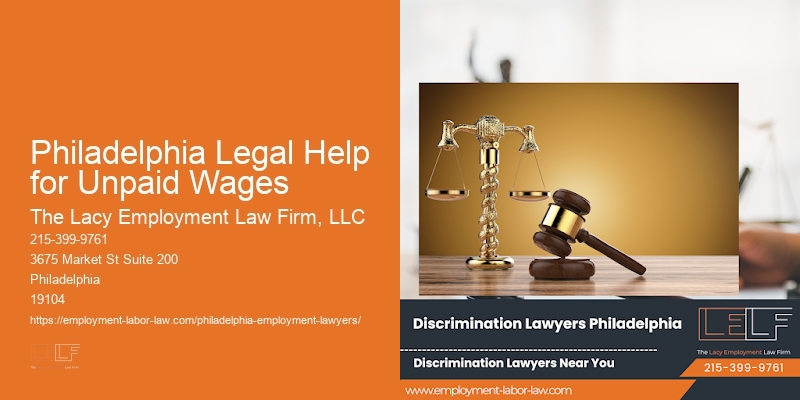 Philadelphia Legal Help for Unpaid Wages