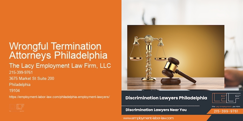 Wrongful Termination Attorneys Philadelphia