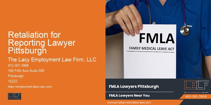 Retaliation for Reporting Lawyer Pittsburgh