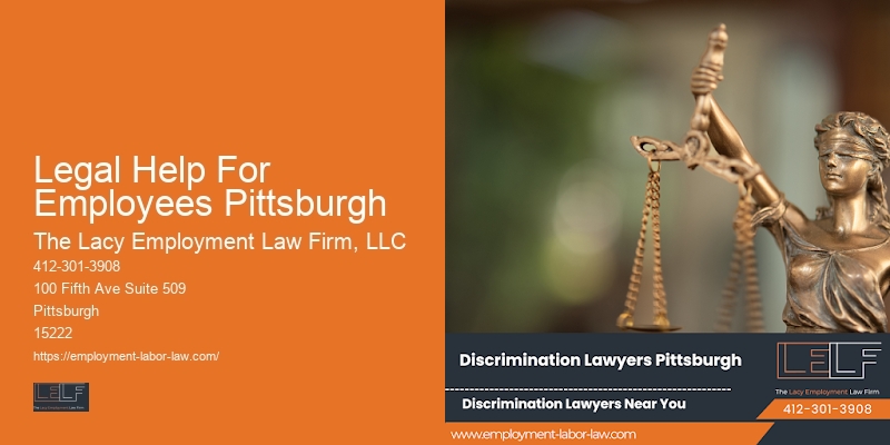 Legal Help For Employees Pittsburgh
