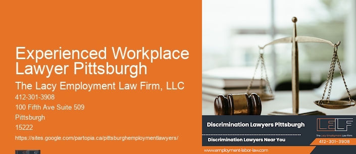 Experienced Workplace Lawyer Pittsburgh